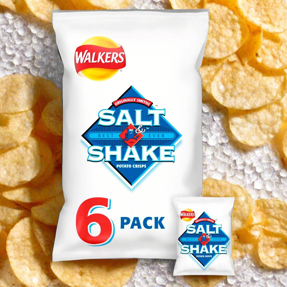 Walkers Salt & Shake Crisps 6 Pack