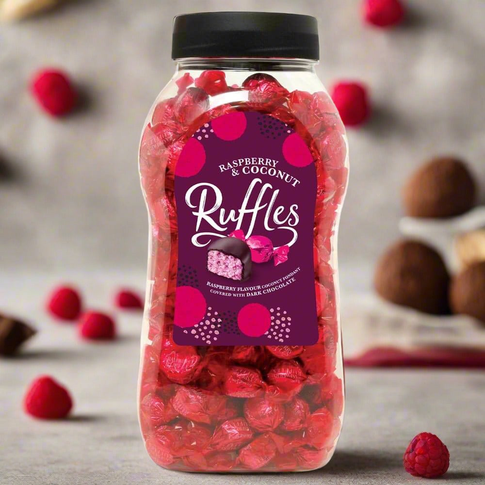 Jameson's Ruffles Raspberry & Coconut 100g