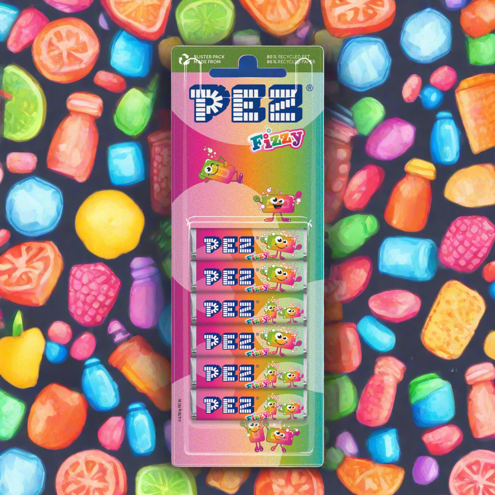 Pez Fizzy Mix Refills 6 Pack