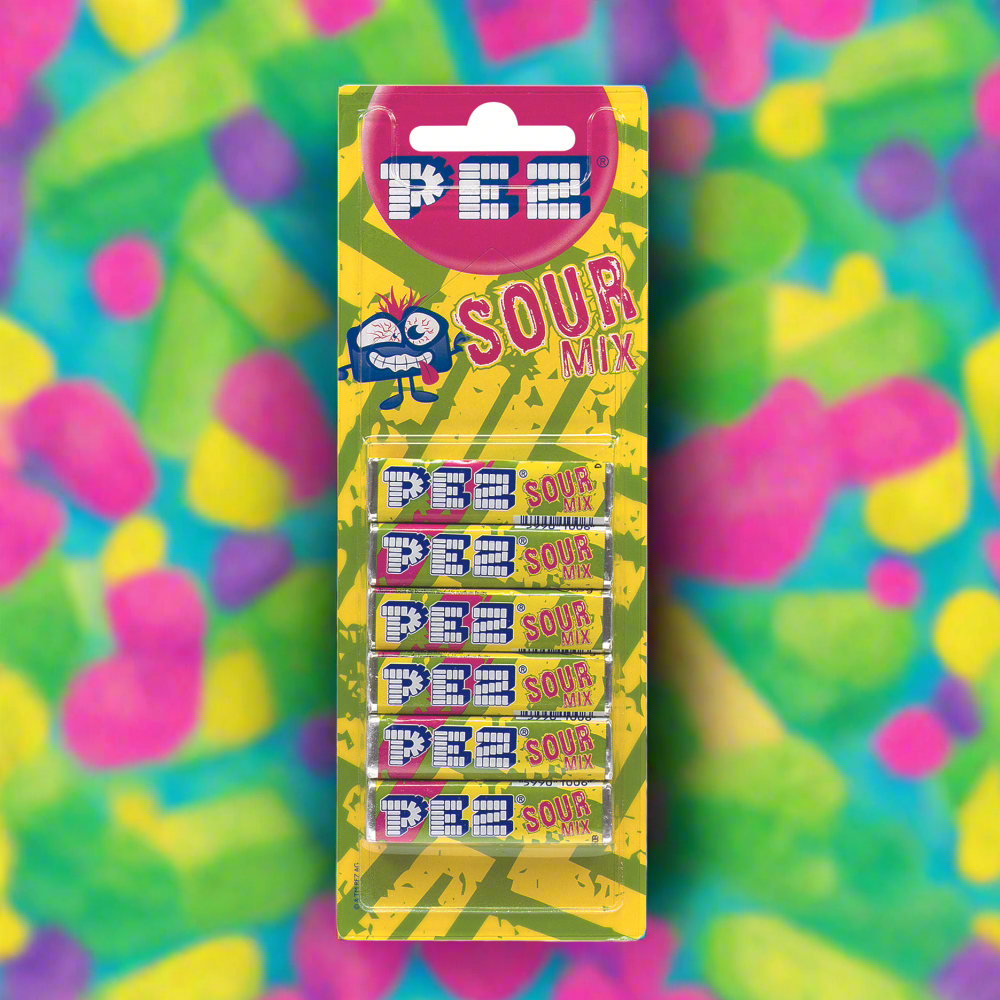 Pez Sour Mix Refills 6 Pack