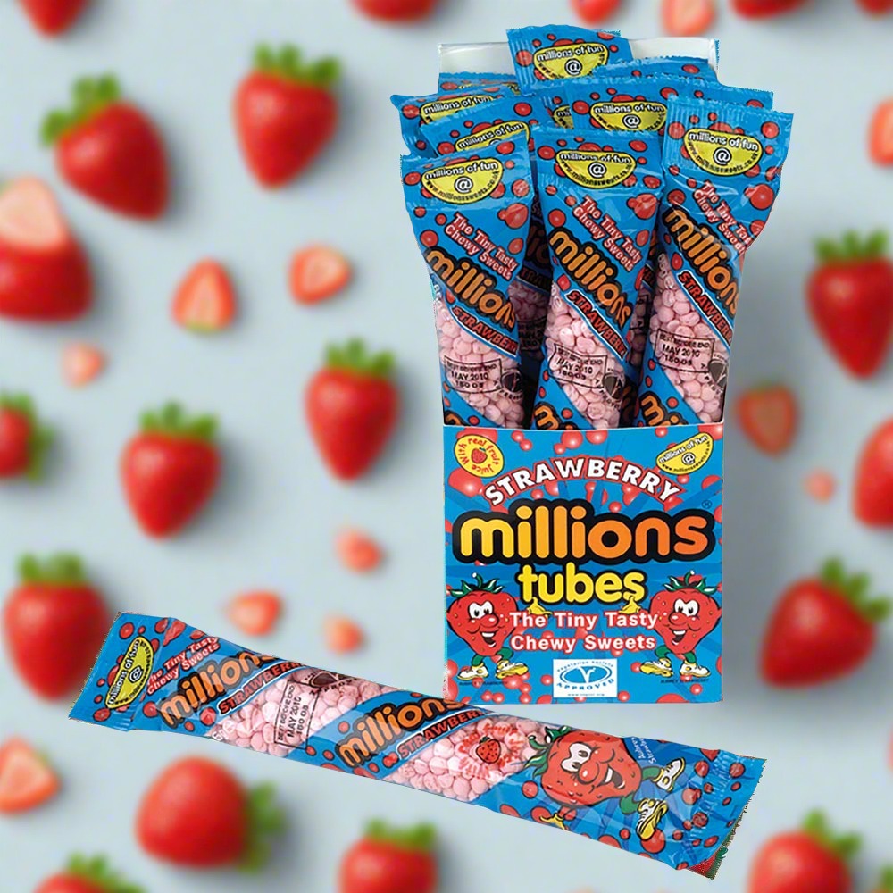 Millions Strawberry Tube 55g