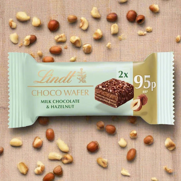 Buy Lindt Milk Chocolate And Hazelnut Choco Wafer Bar 30g 95p PMP at ...