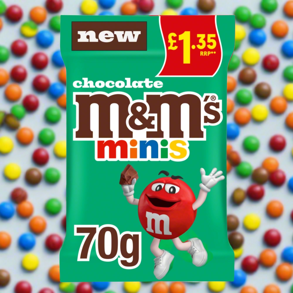 M&M's Minis Milk Chocolate Treat Bag £1.35 PMP 70g