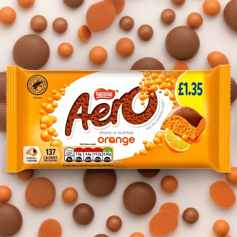 Aero Orange Chocolate Sharing Bar 90g