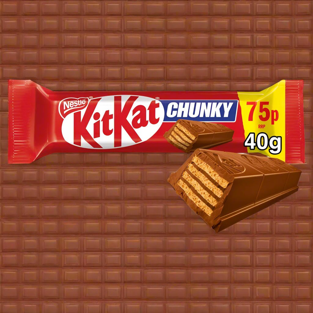 Kit Kat Chunky Milk Chocolate Bar 40g PMP 75p