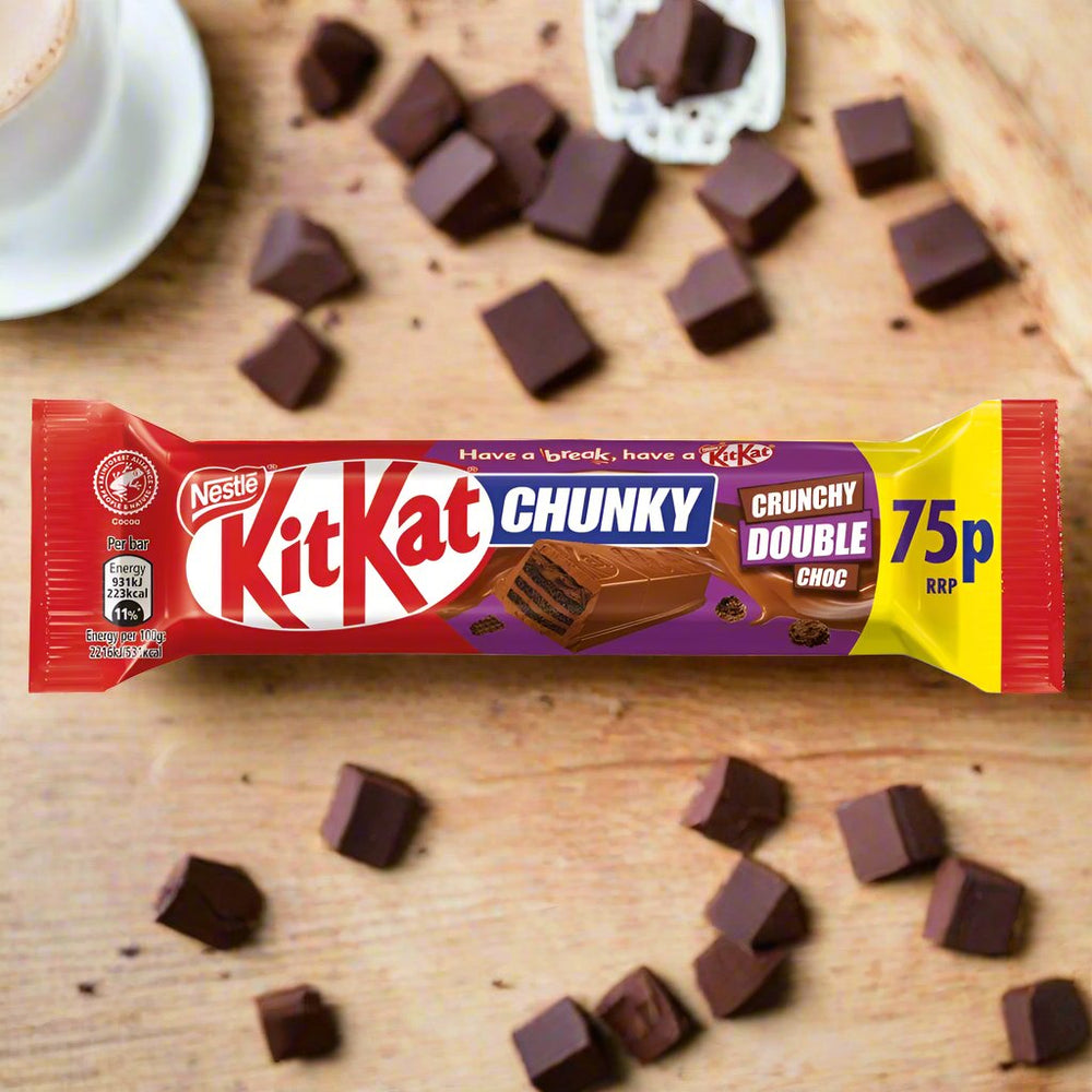 Kit Kat Chunky Crunchy Double Chocolate Bar 42g 75p PMP