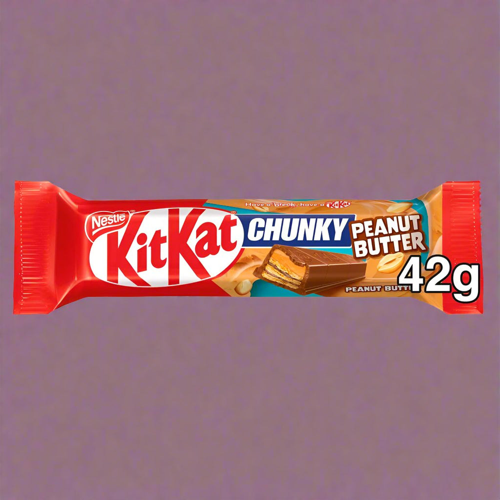 Kit Kat Chunky Peanut Butter Milk Chocolate Bars 42g 75p PMP