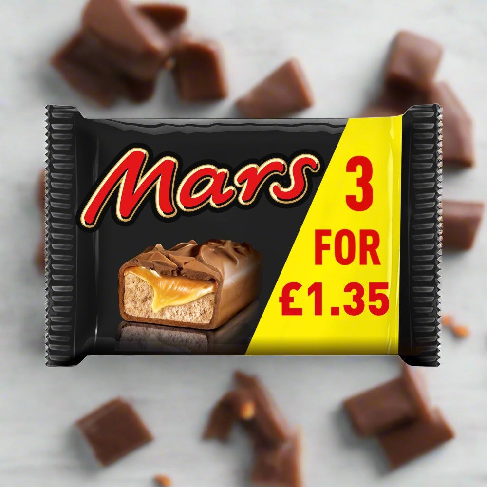 Mars Chocolate Bar Multipack 3 Pack 118.2g £1.35