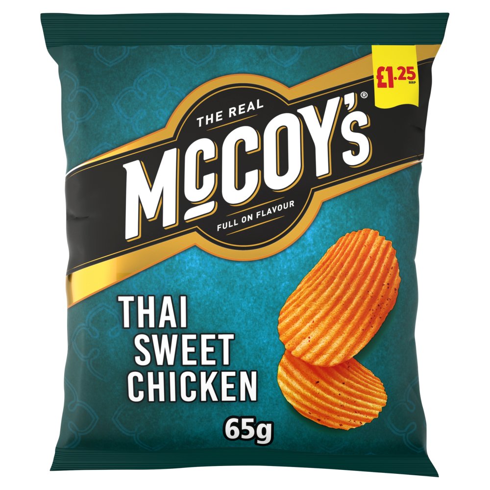 McCoy's Thai Sweet Chicken Sharing Crisps 65g £1.25