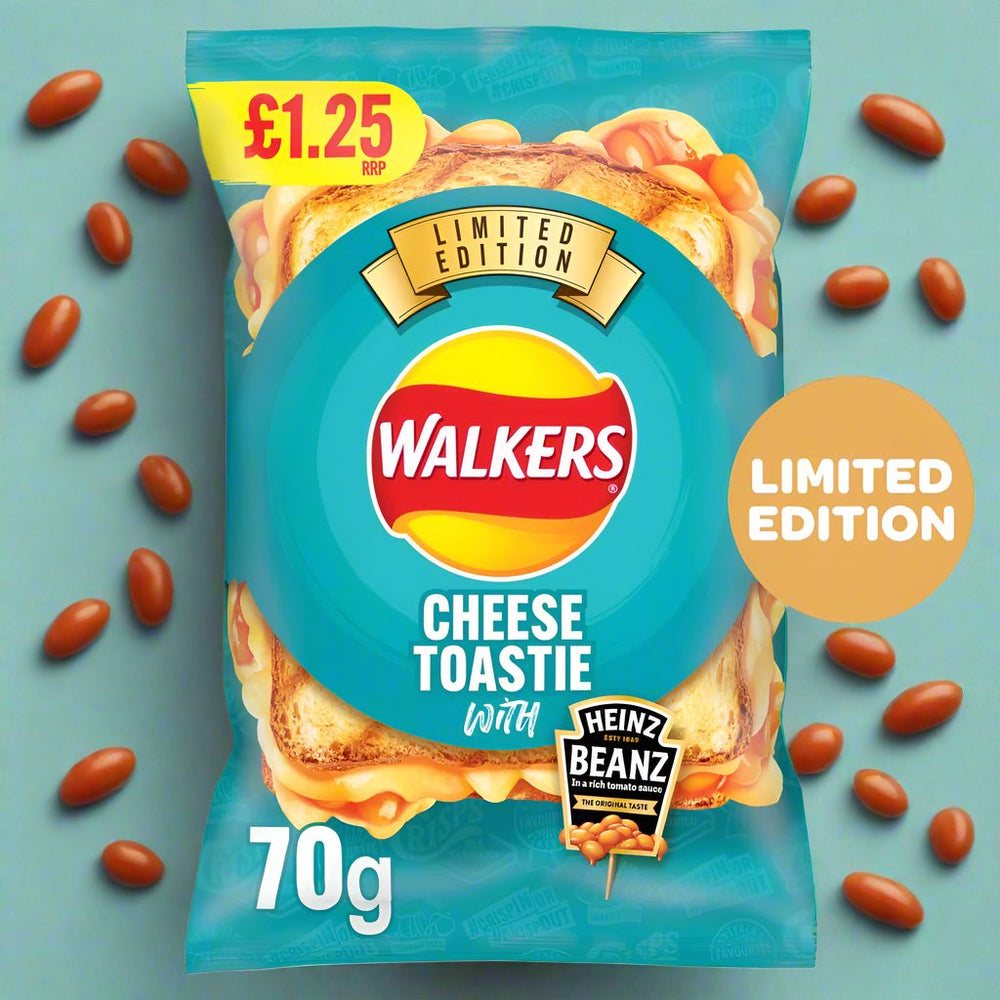 Walkers Cheese Toastie with Heinz Baked Beans Sharing Bag Crisps PMP 70g RRP £1.25
