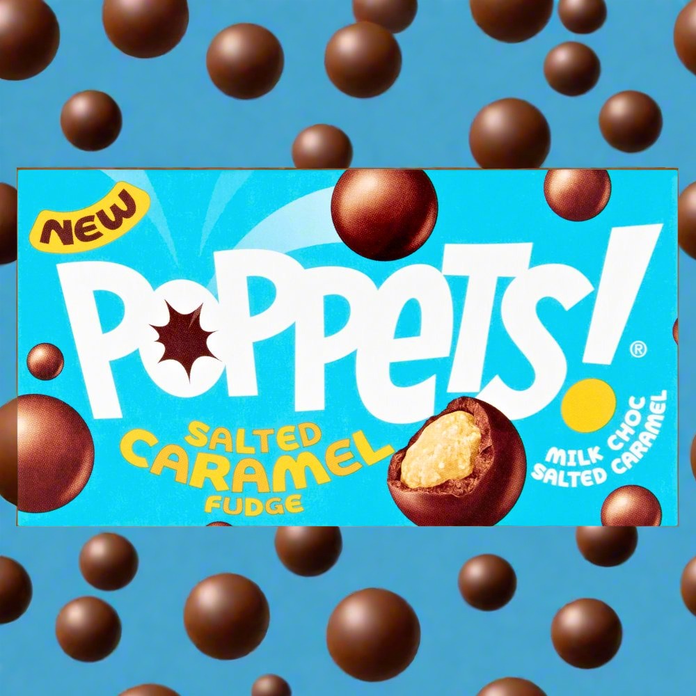 Poppets Salted Caramel Fudge 40g