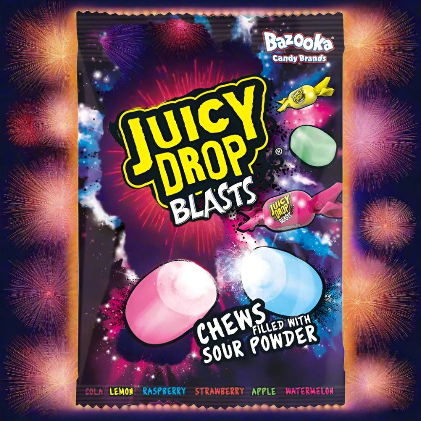 Bazooka Juicy Drop Blast Bags 45g