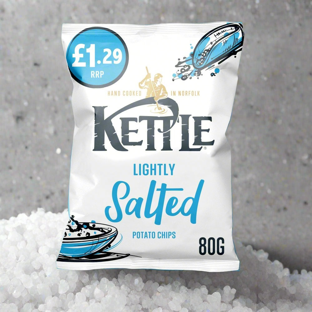 Kettle Chips Lightly Salted Crisps £1.29 80g