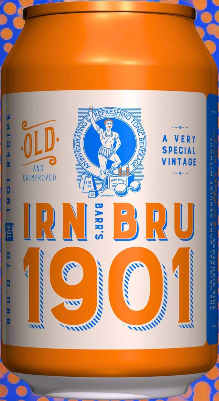 Barr Old & Unimproved Irn Bru 1901 330ml