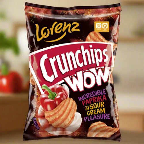 Lorenz Wow Paprika & Sour Cream 80g