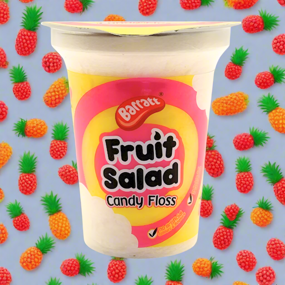  Barratt Fruit Salad Candy Floss Cups 20g