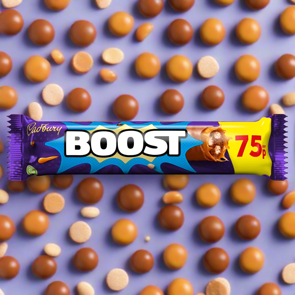 Cadbury Boost Chocolate Bar 48.5g 75p PMP