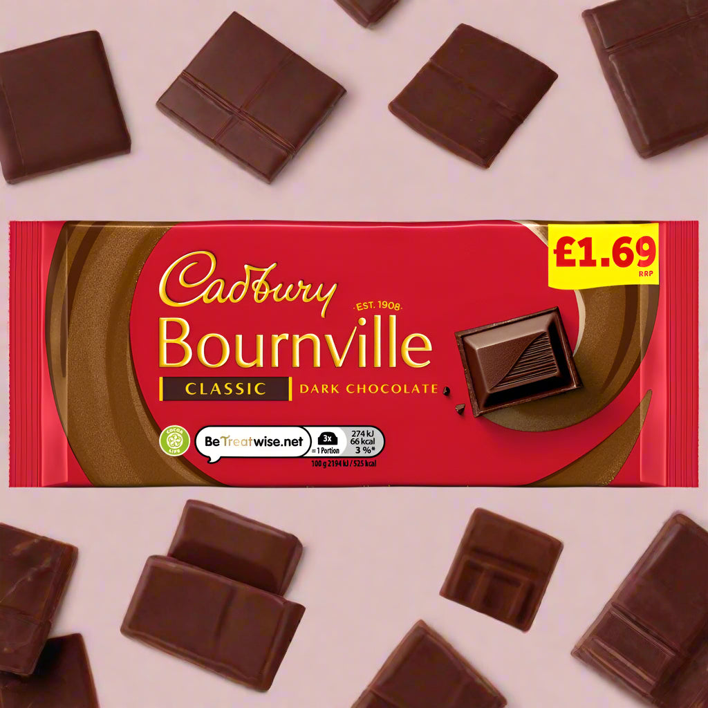 Cadbury Bournville Classic Dark Chocolate Chocolate 100g