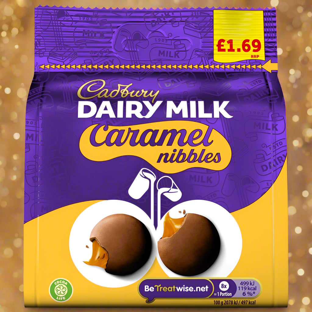 Cadbury Dairy Milk Caramel Nibbles Bag 85g