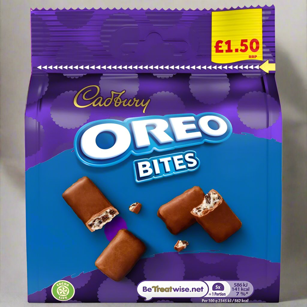 Buy Cadbury Oreo Bites Chocolate Bag £1.50 PMP 85g at SnacksOnline.co ...