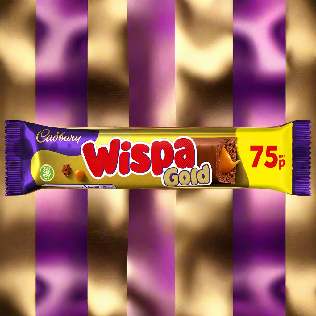 Cadbury Wispa Gold Chocolate Bar 75p PMP 48g
