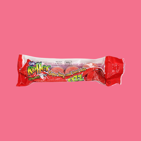 Fini Strawberry Roller Fizz 4 Pack 80g