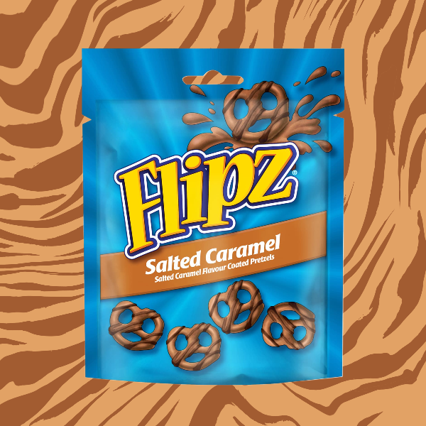 Flipz Salted Caramel Pretzels 80g £1.25 PMP