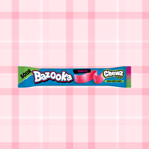 Bazooka Sour Chewz Cherry Chew Bars 14g