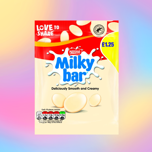 Milkybar White Chocolate Buttons Share Bag 85g