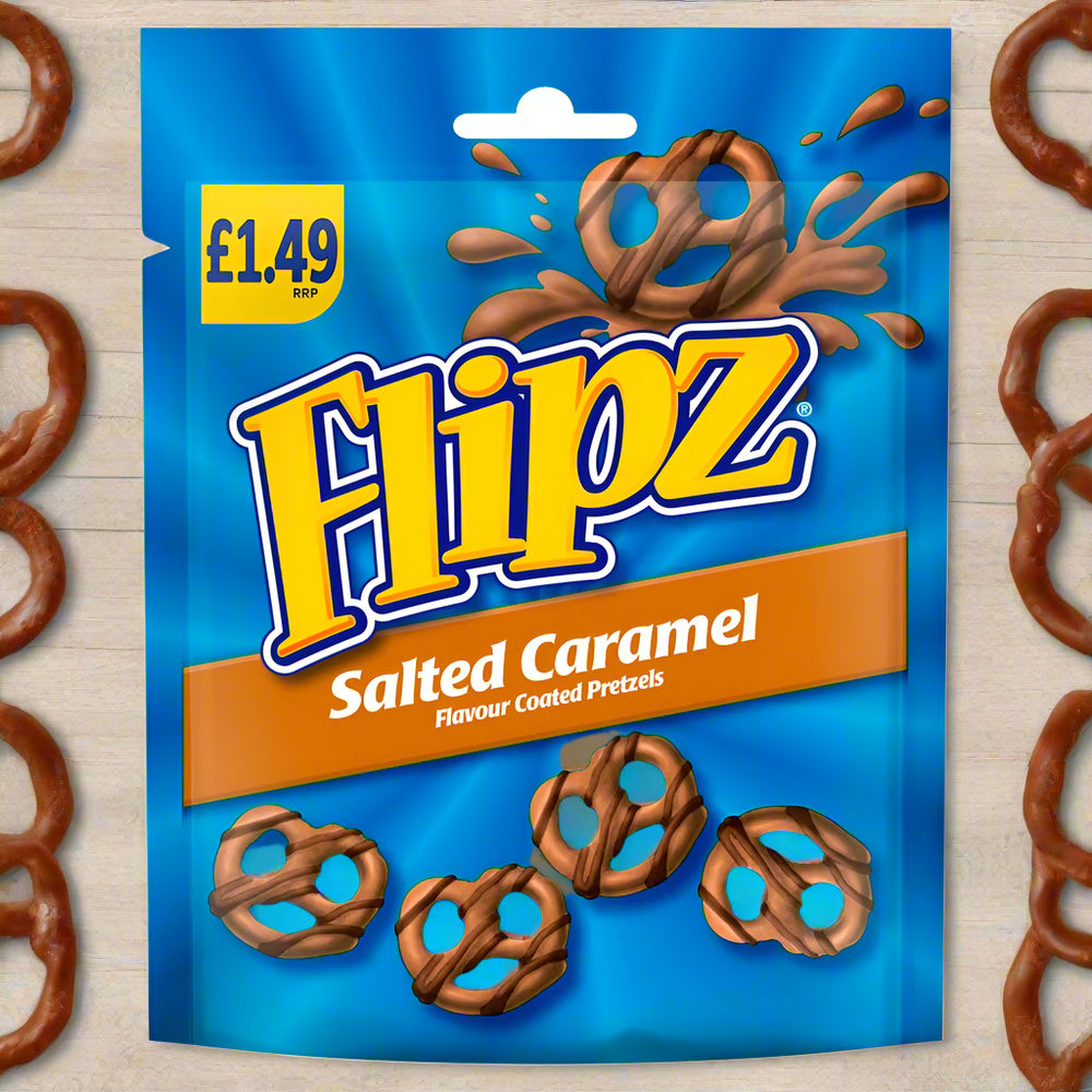 Flipz Salted Caramel Pretzels 80g £1.49 PMP