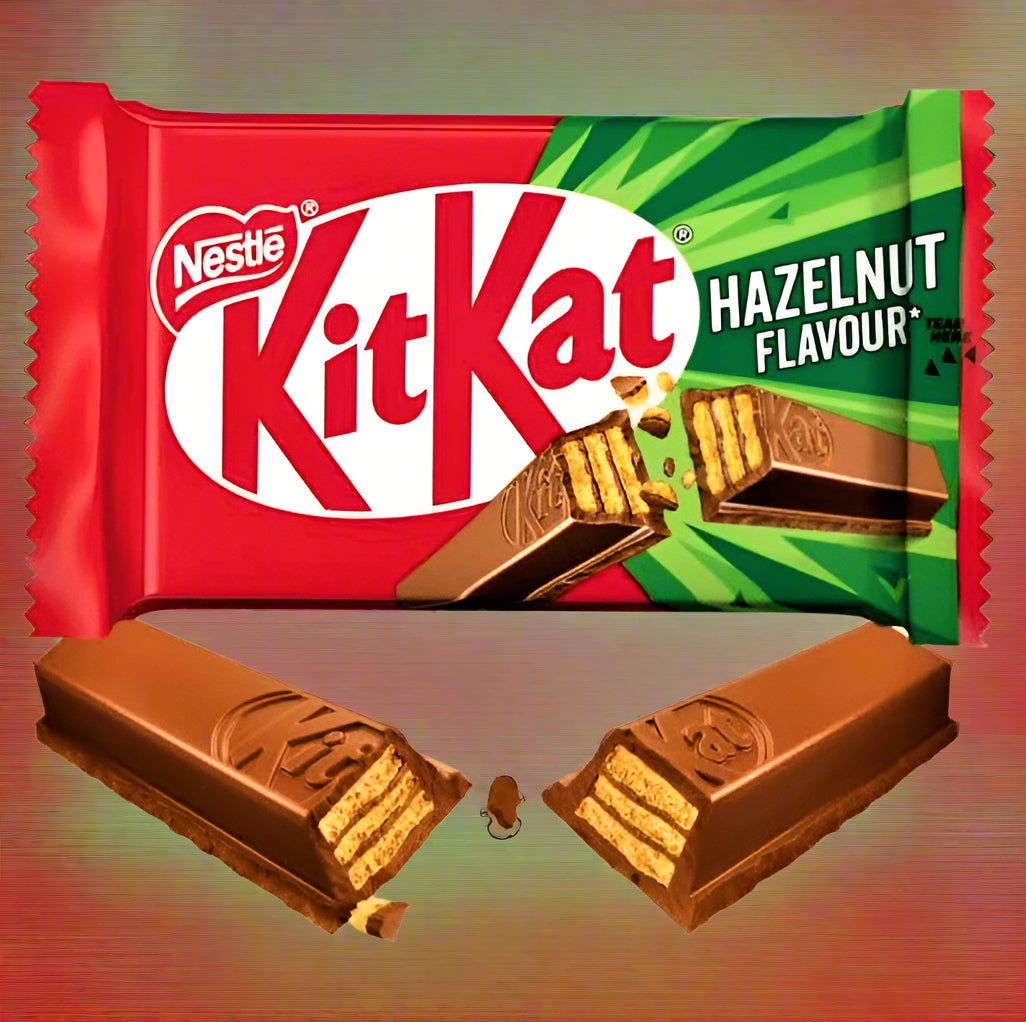 Kit kat 4 Finger Hazlenut Chocolate Bar 75p