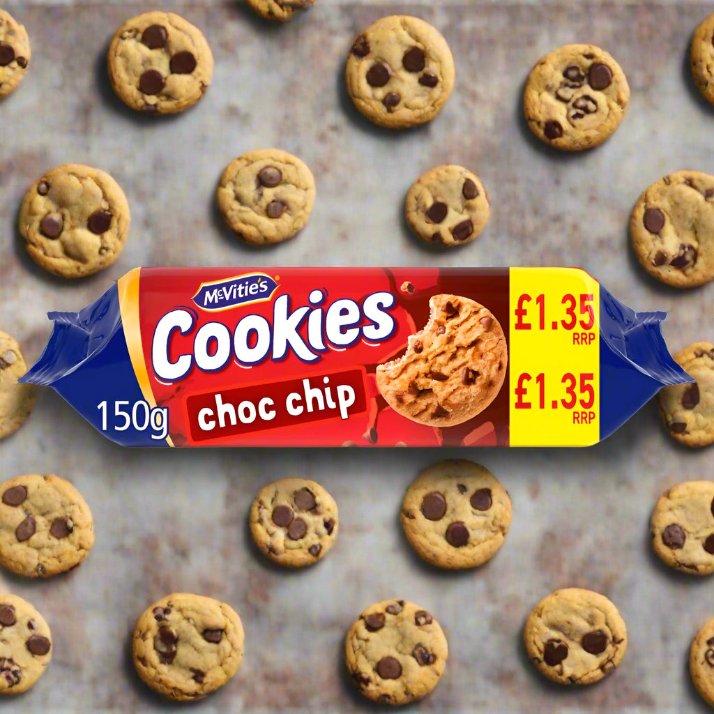 McVitie's Chocolate Chip Cookies Biscuits 150g 