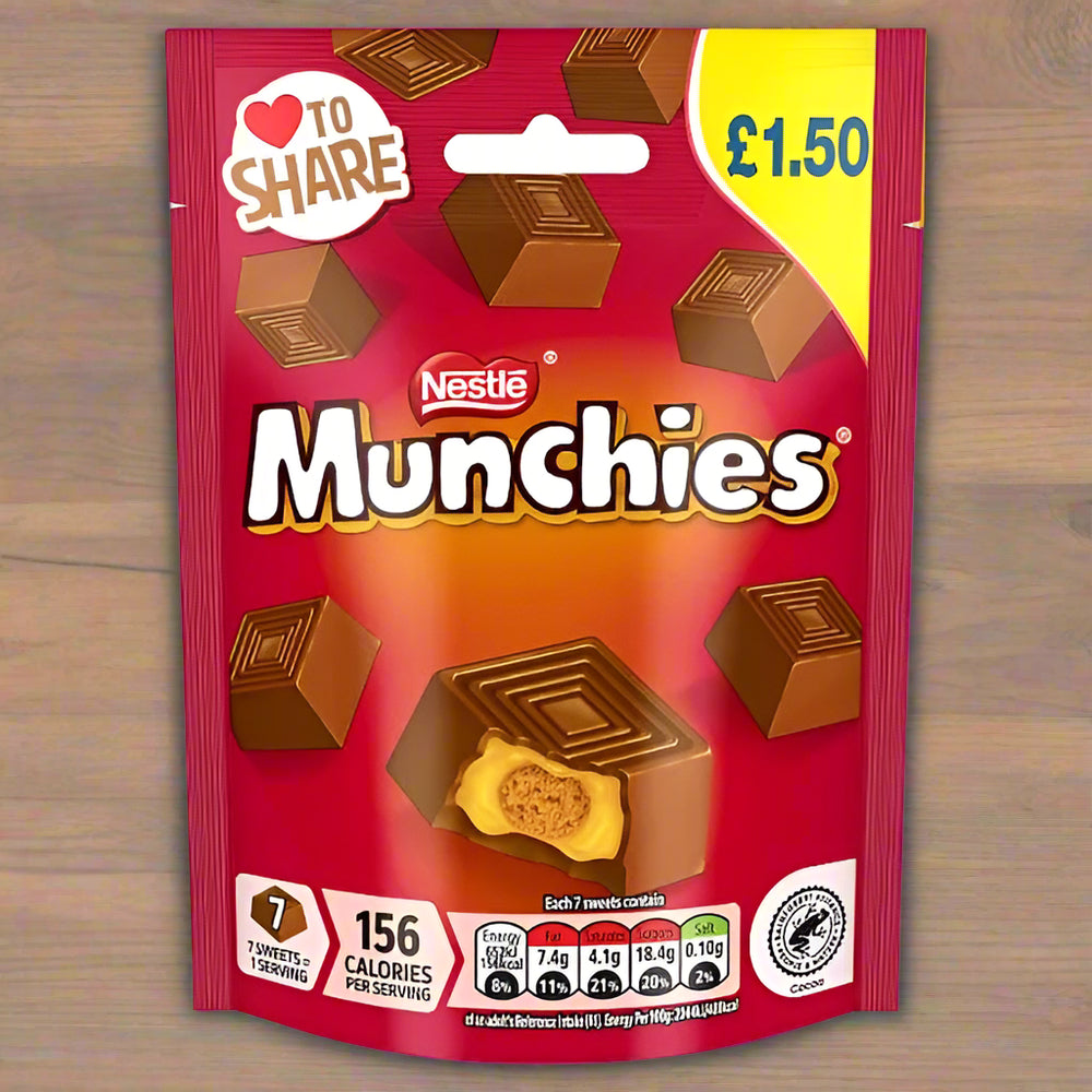 Munchies Milk Chocolate Sharing Pouch 81g