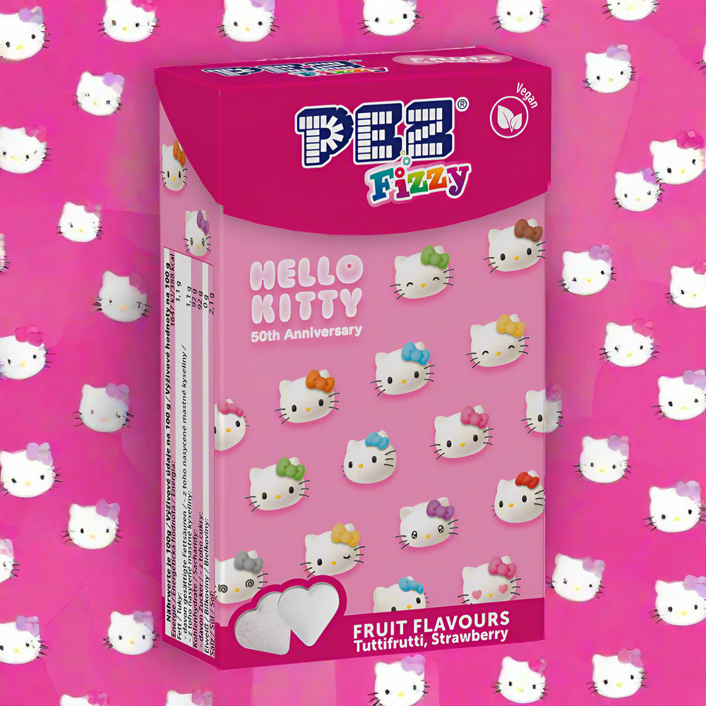 Pez Fizzy Hello Kitty Flip Top Box 30g
