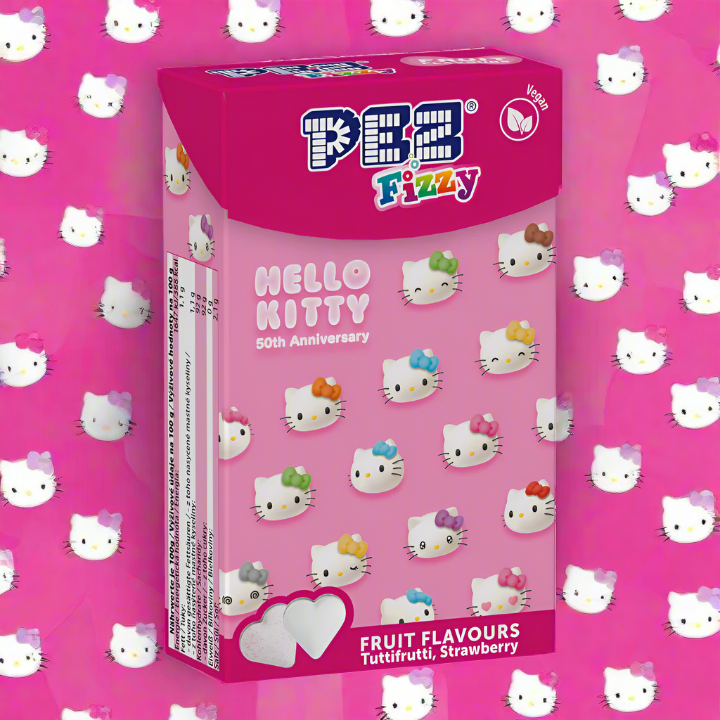 Pez Fizzy Hello Kitty Flip Top Box 30g
