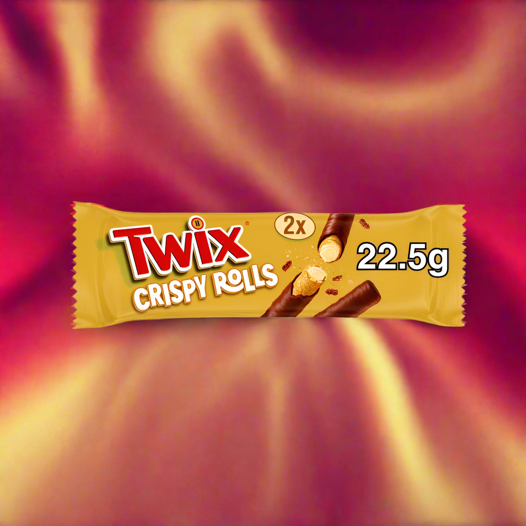 Twix Chocolate & Caramel Crispy Rolls 22.5g
