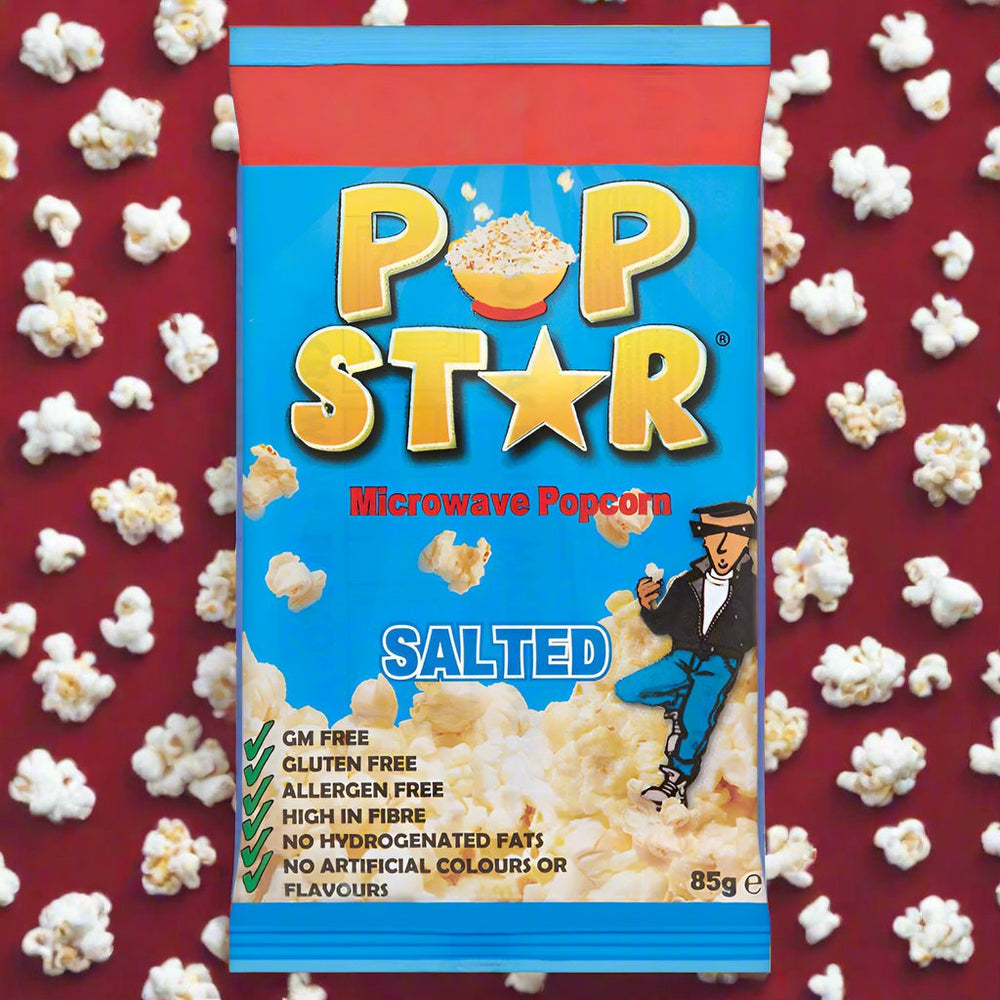 Pop Star Salted Microwave Popcorn 85g