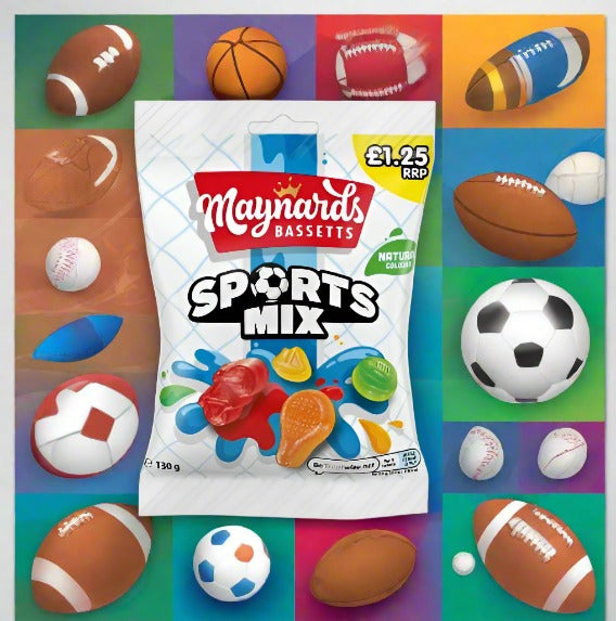 Maynards Bassetts Sports Mix Sweets Bag 130g