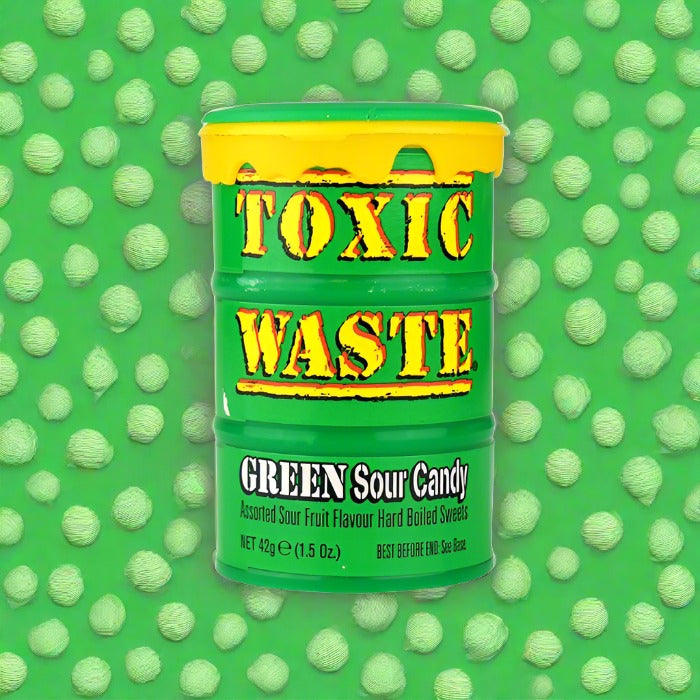 Toxic Waste Yellow Sour Candy Drum 42 g